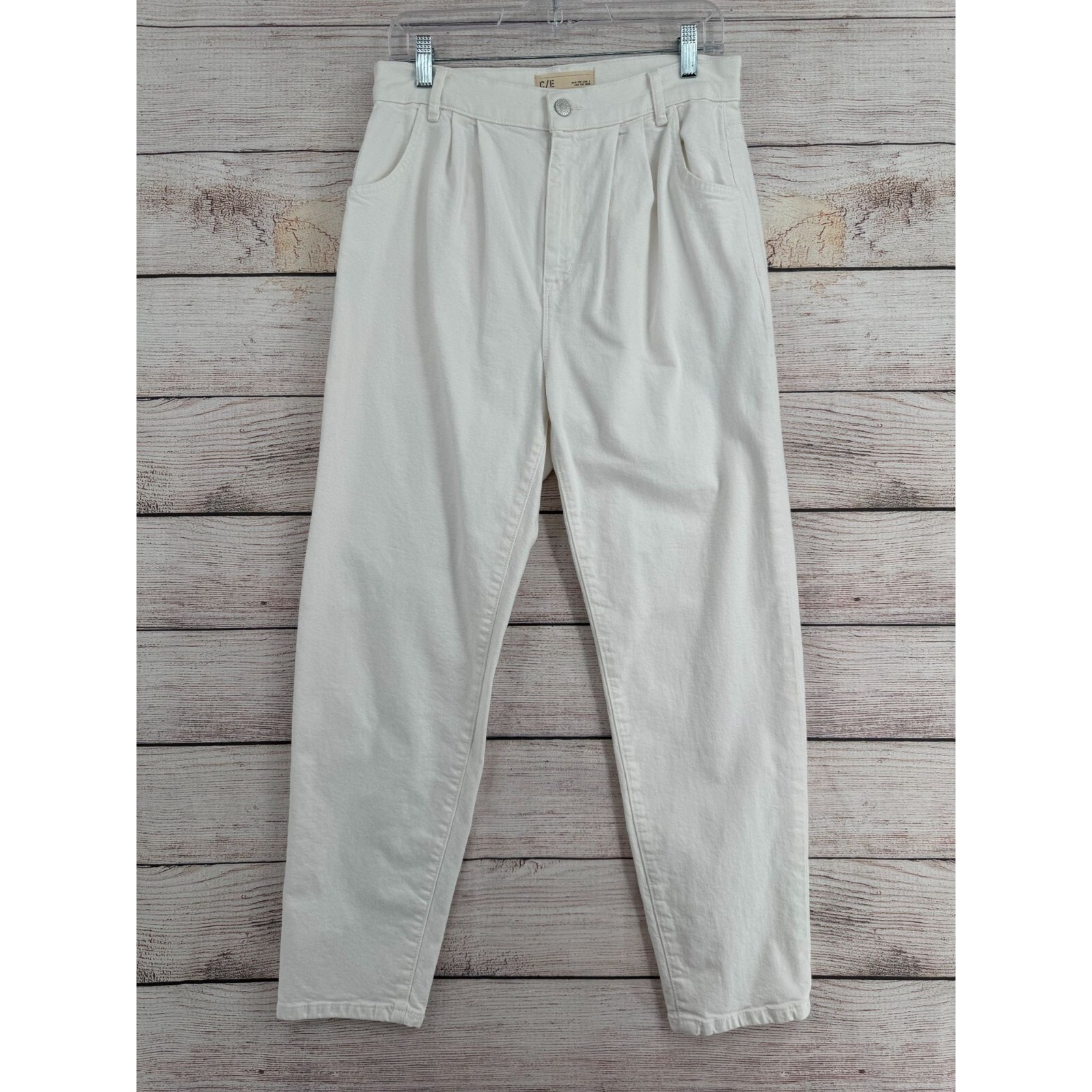 Current Elliott Arroyo Straight Leg Jeans Women's Size 29 White Stretch